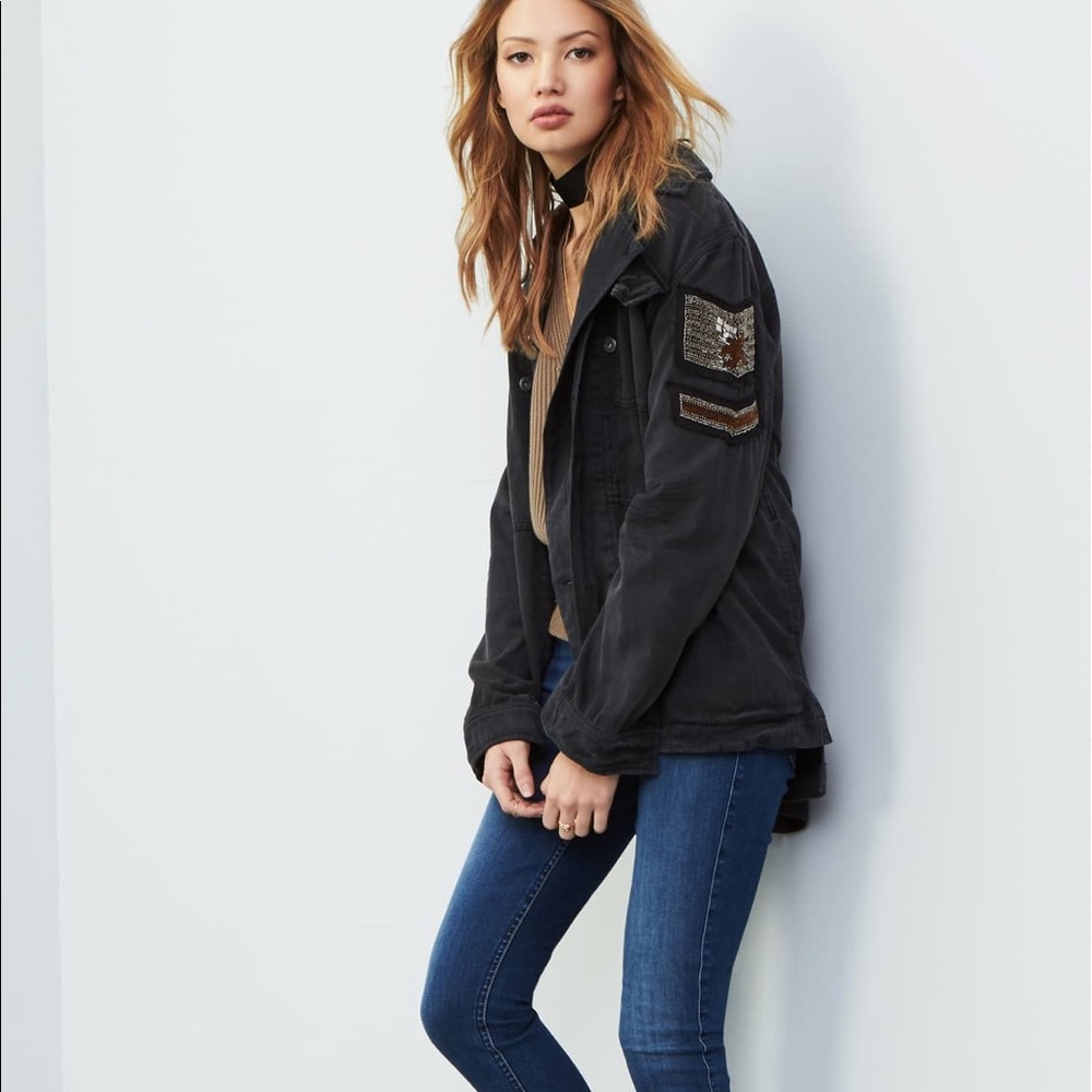 Free people military shirt jacket